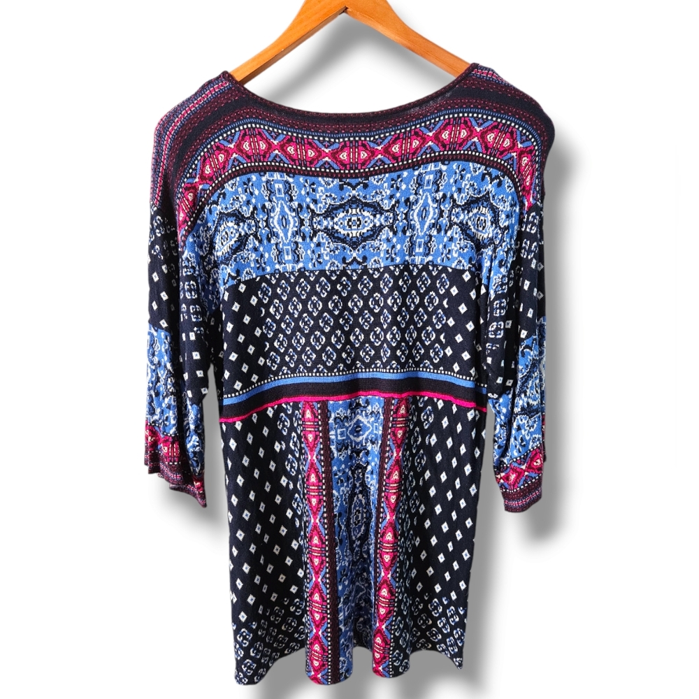 Ruby Rd Beaujolais Jacquard Pullover Sweater - image 4